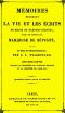 [Gutenberg 51364] • Mémoires touchant la vie et les écrits de Marie de Rabutin-Chantal, (2/6)